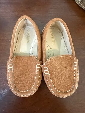 LONSOEN Kids Slip-On Loafers Toddler Size 5